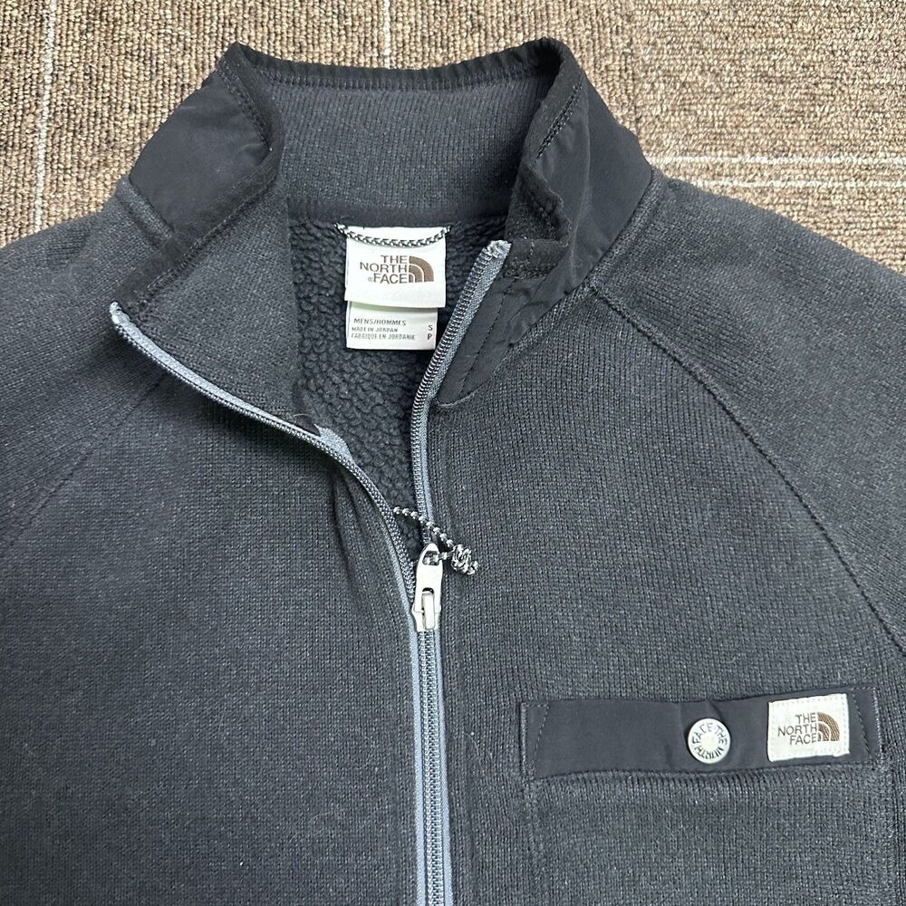 The North Face Gordon Lyons 1/4 Zip Sweater Men's Small Knit Fleece Pullover